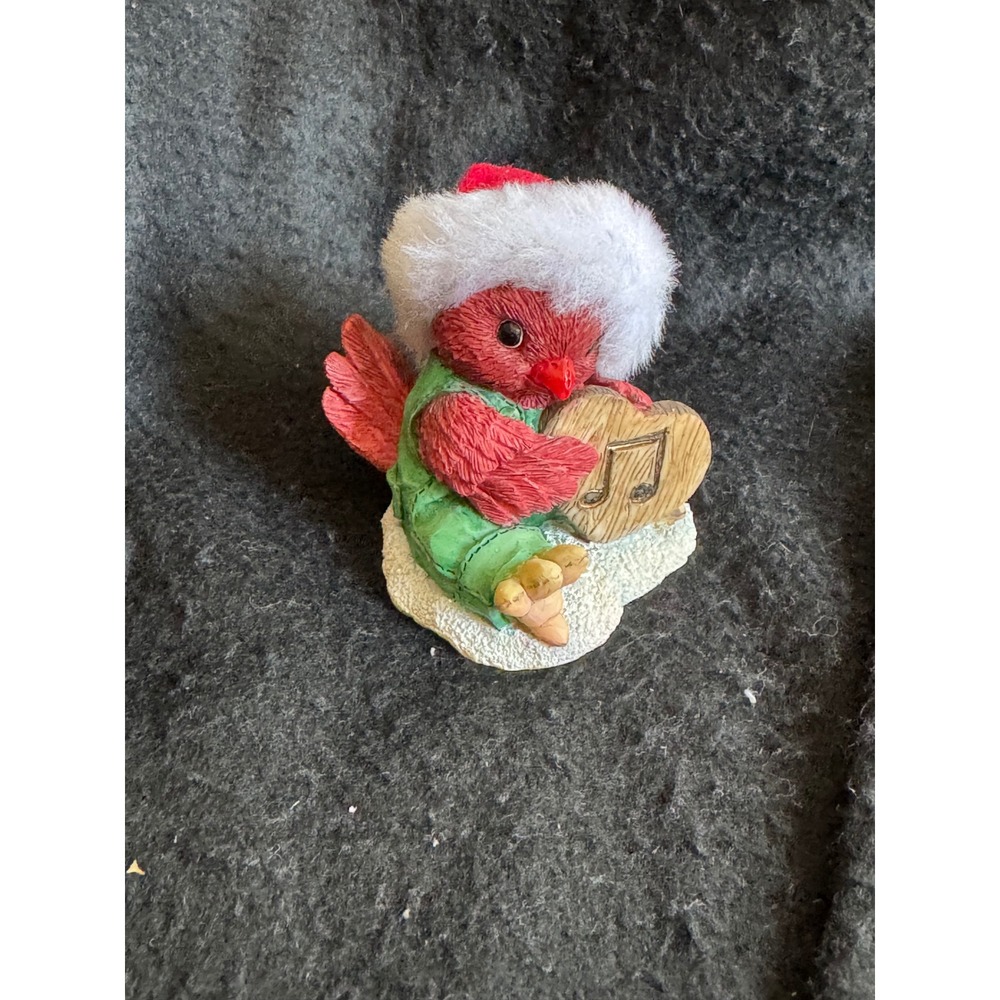 Vintage 1996 Enesco Cardinal Figurine You Put A Song In My Heart 189936 Boxed